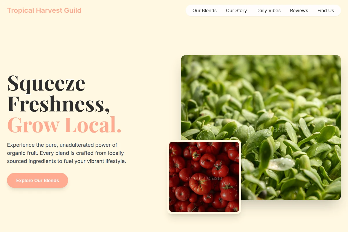 Blender Organic Food